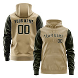 Custom Light Khaki Olive Hoodie