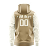 Custom Light Khaki Cream Hoodie 2525030325B31803