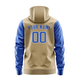 Custom Light Khaki Sky Blue Hoodie 2525090925B31809