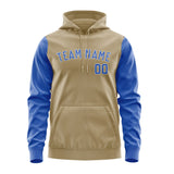 Custom Light Khaki Sky Blue Hoodie 2525090925B31809