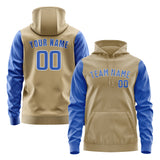 Custom Light Khaki Sky Blue Hoodie 2525090925B31809