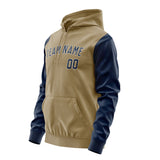 Custom Light Khaki Blue Hoodie 2525101025B31810