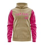 Custom Light Khaki Pink Hoodie 2525131325B31813