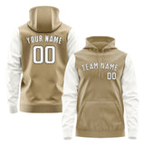 Custom Light Khaki White Hoodie 2525181825B31718