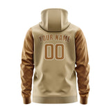 Custom Light Khaki Khaki Hoodie 2525222225B31822