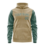 Custom Light Khaki Blue Green Hoodie 2525272725B31827