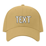 Custom Goldenrod Pale Ice Blue Hat