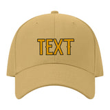 Custom Goldenrod Sky Blue Hat