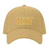 Custom Goldenrod Sky Blue Hat