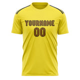 Custom Light Yellow Khaki Soccer Jersey