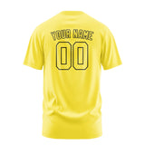 Custom Light Yellow Light Yellow T-Shirt