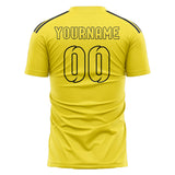 Custom Light Yellow Light Yellow Soccer Jersey