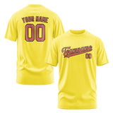 Custom Light Yellow Copper Rose T-Shirt