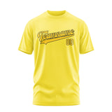 Custom Light Yellow Gold T-Shirt