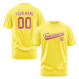 Custom Light Yellow Copper Rose T-Shirt