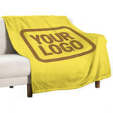 Custom Pale Yellow Khaki Blanket