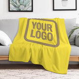 Custom Pale Yellow Light Khaki Blanket