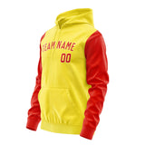 Custom Light Yellow Orange Red Hoodie 2626121226B31812