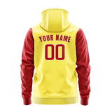 Custom Light Yellow Red Hoodie 2626141426B31814