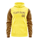 Custom Light Yellow Khaki Hoodie 2626222226B31822