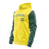 Custom Light Yellow Blue Green Hoodie 2626272726B31827