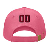 Custom Light Coral Red Khaki Hat 26B21715