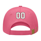 Custom Light Coral Red Pale Ice Blue Hat 26B21718
