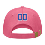 Custom Light Coral Red Navy Hat 26B21809