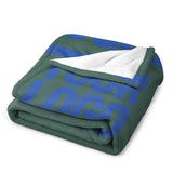 Custom Teal Sky Blue Blanket