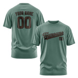 Custom Blue Green Brown T-Shirt