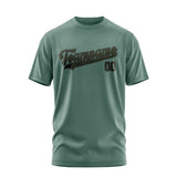 Custom Blue Green Olive T-Shirt