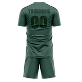 Custom Blue Green Green Soccer Set