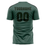 Custom Blue Green Dark Green Soccer Jersey
