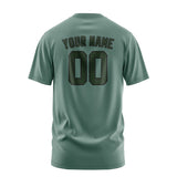Custom Blue Green Dark Green T-Shirt