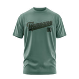 Custom Blue Green Dark Green T-Shirt