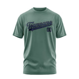 Custom Blue Green Blue T-Shirt
