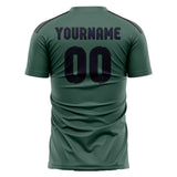 Custom Blue Green Navy Soccer Jersey