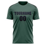 Custom Blue Green Navy Soccer Jersey