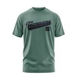 Custom Blue Green Navy T-Shirt