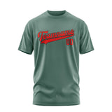 Custom Blue Green Orange Red T-Shirt