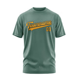 Custom Blue Green Yellow T-Shirt