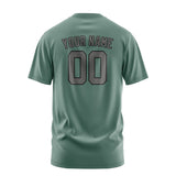Custom Blue Green Dark Grey T-Shirt