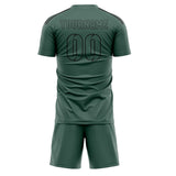Custom Blue Green Blue Green Soccer Set