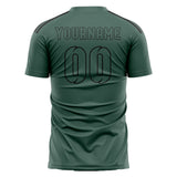 Custom Blue Green Blue Green Soccer Jersey