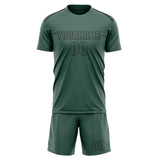 Custom Blue Green Blue Green Soccer Set