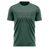 Custom Blue Green Blue Green Soccer Jersey