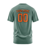 Custom Blue Green Orange T-Shirt