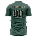 Custom Blue Green Olive Soccer Jersey