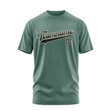 Custom Blue Green Olive T-Shirt