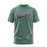 Custom Blue Green Purple T-Shirt